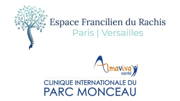 logo espace francilien du rachis almaviva clinique internationale du parc monceau